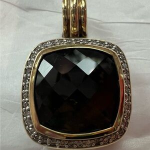 DAVID YURMAN Albion pendant in Smokey quartz and diamonds